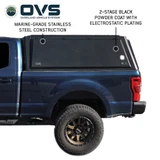 Expedition Truck Cap for 2017-2022 Ford F-250 / F-350 6.8 ft Bed - Full Wing Doors Side Closed