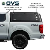 Expedition Truck Cap for 2019-2023 Ford Ranger 5 ft Bed - Full Wing Doors Side Closed