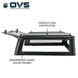 Expedition Truck Cap for 2019-2027 Ram 1500 5.7 ft Bed (New Body) - Full Wing Doors Side Open