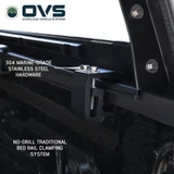 Expedition Truck Cap for 2022-2027 Ford Maverick 4.5 ft Bed - Full Wing Doors Clamp