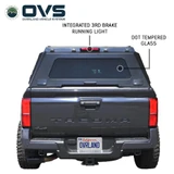 Expedition Truck Cap for 2024-2027 Toyota Tacoma 5 ft & 6 ft Beds - Full Wing Doors & 3rd Brake Light Rear