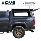 Expedition Truck Cap for 2024-2027 Toyota Tacoma 5 ft & 6 ft Beds - Full Wing Doors & 3rd Brake Light Side Open