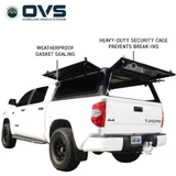 Expedition Truck Cap for 2007-2021 Toyota Tundra 5.5 ft Bed - Full Wing Doors 3 Quarter Open