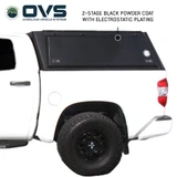 Expedition Truck Cap for 2007-2021 Toyota Tundra 5.5 ft Bed - Full Wing Doors Side Closed