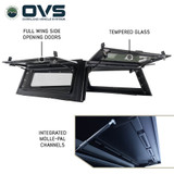 Expedition Truck Cap for 2023-2027 Ford F-250 / F-350 6.8 ft Bed - Full Wing Doors 3 Quarter Open