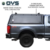Expedition Truck Cap for 2023-2027 Ford F-250 / F-350 6.8 ft Bed - Full Wing Doors Side Closed