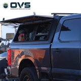 Expedition Truck Cap for 2023-2027 Ford F-250 / F-350 6.8 ft Bed - Full Wing Doors Lifestyle