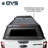 Expedition Truck Cap for 2024-2025 Ford Ranger 5 ft Bed - Full Wing Doors  Top