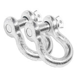 Recovery Shackle D-Ring 3/4" - 4.75 Ton Rated - Sold in Pairs Zinc
