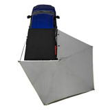 HD Nomadic 270 LT Awning - Dark Gray With Black Travel Cover Universal Passenger