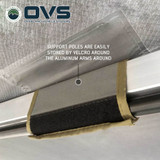 HD Nomadic 270 LT Awning - Dark Gray With Black Travel Cover Universal Straps