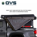 HD Nomadic 270 LTE Awning - Dark Gray with Black Travel Cover Universal Fabric Drop Down
