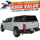 Expedition Pro+ Truck Cap for 2022 Toyota Tundra - Full Windows 3 Quarter