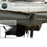 Overland Vehicle Systems 270 Passenger Side Awning with Bracket Kit for Mid - High Roofline Vans