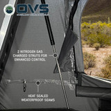 HD Bushveld Cantilever Hard Shell Roof Top Tent - Grey Body & Tan Rainfly Gas Struts