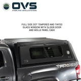 Expedition Pro+ Truck Cap for 2016-2023 Toyota Tacoma - Full Windows 3 Quarter