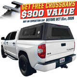 Expedition Pro+ Truck Cap for 2007-2021 Toyota Tundra 5.5 ft Bed - Full Windows 3 Quarter