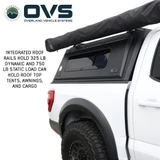Expedition Truck Cap for 2021-2027 Ford F-150 - Full Window Doors Crossbars