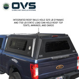 Expedition Pro+ Truck Cap for 2017-2022 Ford F-250 / F-350 6.8 ft Bed - Full Window Doors Rails
