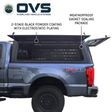 Expedition Pro+ Truck Cap for 2023-2027 Ford F-250 / F-350 6.8 ft Bed - Full Window Doors Open Side