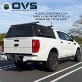 Expedition Pro+ Truck Cap for 2019-2023 Ford Ranger 5 ft Bed - Full Window Doors Lifestyle