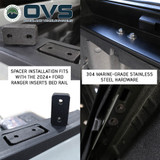 Expedition Pro+ Truck Cap for 2024-2025 Ford Ranger 5 ft Bed - Full Window Doors  Install