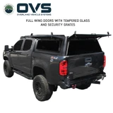Expedition Pro+ Truck Cap for 2015-2022 Chevy Colorado / GMC Canyon 5 ft Bed - Full Window Doors Open