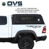 Expedition Pro+ Truck Cap for 2019-2027 RAM 1500 5.7 ft Bed - Full Window Doors Side Closed