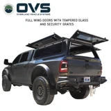Expedition Pro+ Truck Cap for 2009-2027 RAM 2500 / 3500 6.4 ft Bed - Full Window Doors Open Low