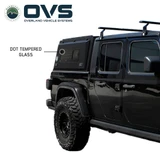 Expedition Pro+ Truck Cap for 2020-2027 Jeep Gladiator 5 ft Bed - Full Window Doors Front