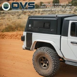 Expedition Pro+ Truck Cap for 2020-2027 Jeep Gladiator 5 ft Bed - Full Window Doors Rails