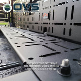 Ruff Rax Jeep Gladiator Cross Bed Molle Panel Close Up