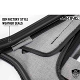 14019935 King 4WD Premium Upper Door Skins Black Diamond Passenger & Driver Side Jeep Wrangler TJ 1997-2006