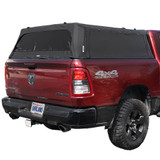Explorer Soft Shell for 2019-2026 RAM 1500 5.7 ft Bed - Black Canvas with Aluminum Frame 3 Quarter