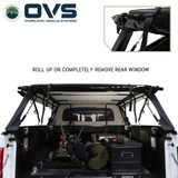 Explorer Soft Shell for 2019-2026 Ford F-150 5.5 ft Bed - Black Canvas with Aluminum Frame Rear Open