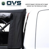 Explorer Soft Shell for 2007-2021 Toyota Tundra 5.5 ft Bed - Black Canvas with Aluminum Frame Gap