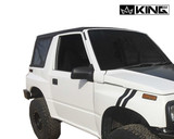 14011135 King 4WD Premium Replacement Soft Top, Black Diamond With Tinted Windows, 1986-1994 Suzuki Sidekick GEO Tracker