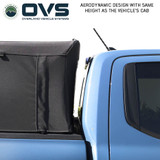 Explorer Soft Shell for 2024-2026 Ford Ranger 5 ft Bed - Black Canvas with Aluminum Frame Gap