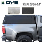 Explorer Soft Shell for 2015-2026 GM Colorado / Canyon 5 ft Bed - Black Canvas with Aluminum Frame Side
