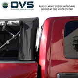 Explorer Soft Shell for 2009-2026 RAM 2500/3500 6.4 ft Bed - Black Canvas with Aluminum Frame Gap