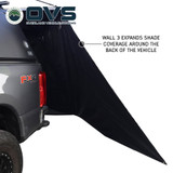 XD Nomadic 270 Grey Hex Awning Wall Kits - Reflective Overlay with Black Out Undercoats Wall 3