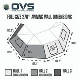 270 Degree Awning Wall Dimensions