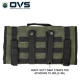 Rolled Bag First Aid - #16 Waxed Canvas Universal Back Straps