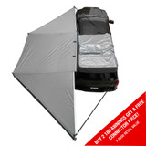 Nomadic Awning 180 Degree - Dark Gray Cover With Black Cover top