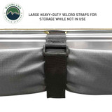 HD Nomadic 90 Degree Awning - Grey Body, Green Trim & Black Travel Cover Velcro Strap