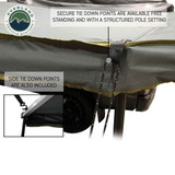Nomadic Awning 270 Degree - Driver Side Dark Gray Awning With Black Cover tie down