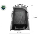 OVS Portable Privacy Room with Shower, Retractable Floor and Amenity Pouches and More – Quick Set Up Open Front