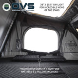 HD Bushveld 4 Person Cantilever Hard Shell Roof Top Tent Grey Body & Tan Rainfly Internal