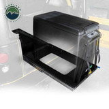 Small Refrigerator Slide & Tilt Tray – Fridge Mount In Use