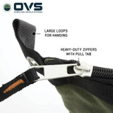 Waxed Canvas Small Size 3-Bag Set of Storage Bags - #12 Waxed Canvas Zippers
